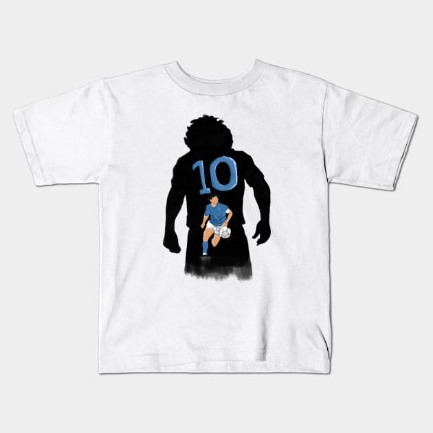 Maradona Kids T-Shirt by MiniMao design